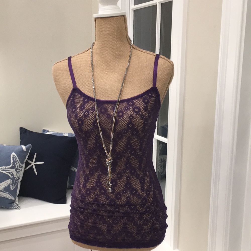 NWT Charlotte Russe Mesh Tank Top